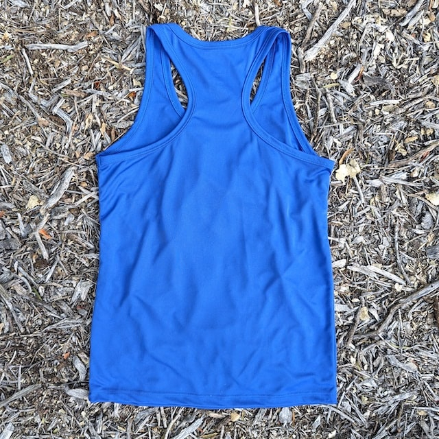 Runyon Women's Royal Blue Racerback Fitness Tank Top - Running, Workout, Gym Singlet - Made In The USA