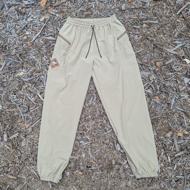 Runyon TrailStash Scrambler - Men's Khaki Sand Hiking Jogger Pants American Made In USA.