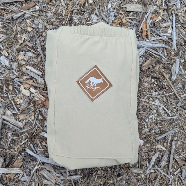 Runyon TrailStash Scrambler - Unisex Khaki Sand Hiking Jogger Pants American Made In USA.