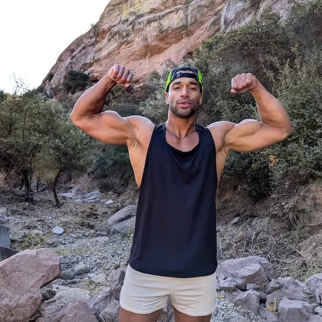 Runyon Black Razor Strap Pump Tank - Gym Stringer Racerback Workout Tank Top American Made In USA