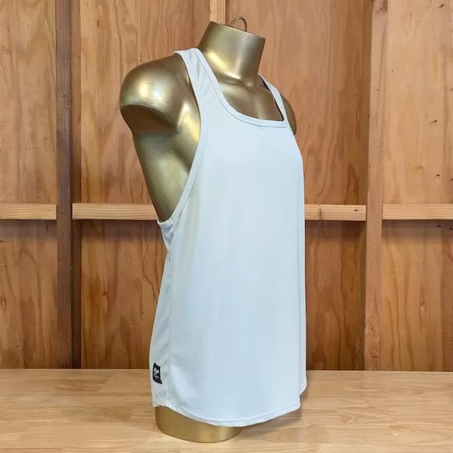 Runyon Sand Khaki Razor Strap Pump Tank - Gym Stringer Racerback Workout Tank Top American Made In USA
