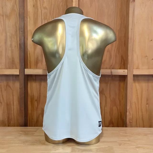 Runyon Sand Khaki Razor Strap Pump Tank - Gym Stringer Racerback Workout Tank Top American Made In USA