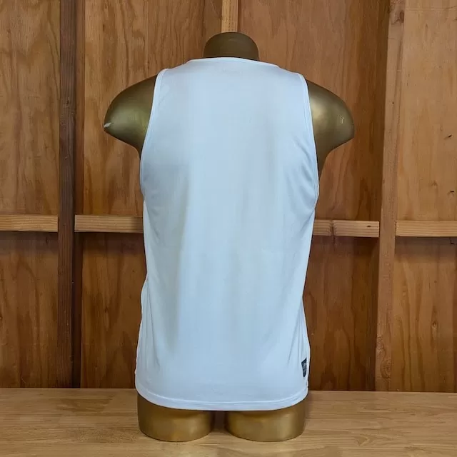 Runyon Men's United States White Hybrid Training Tank