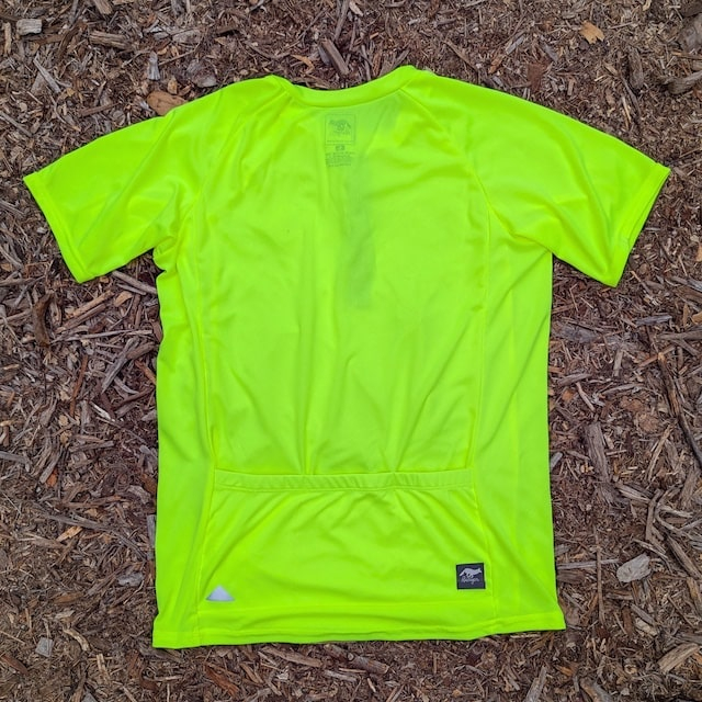Runyon Neon Yellow Safety Fluorescent Cycling Jersey Gravel American Made In USA