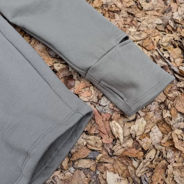 Runyon Olive Green Sierra Sage Slopeside Cotton Fleece Zip-Up