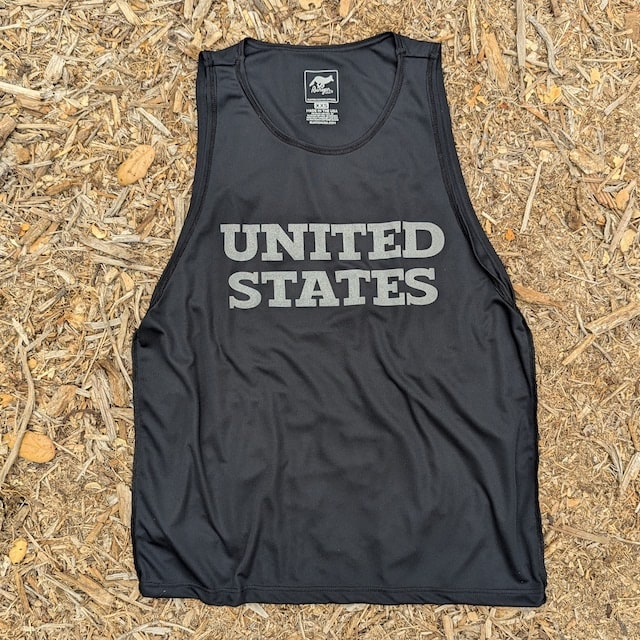 Runyon Women's Unisex United States Black Hybrid Training Tank