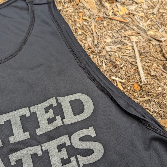 Runyon Women's Unisex United States Black Hybrid Training Tank