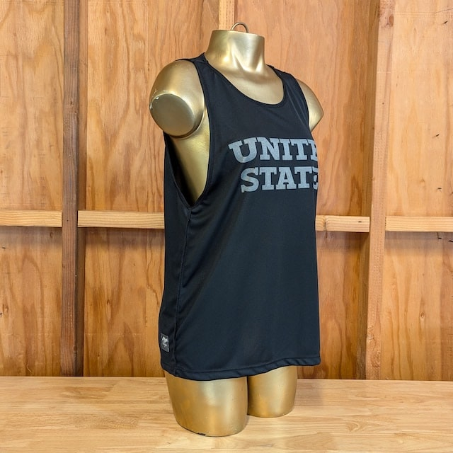 Runyon Women's Unisex United States Black Hybrid Training Tank