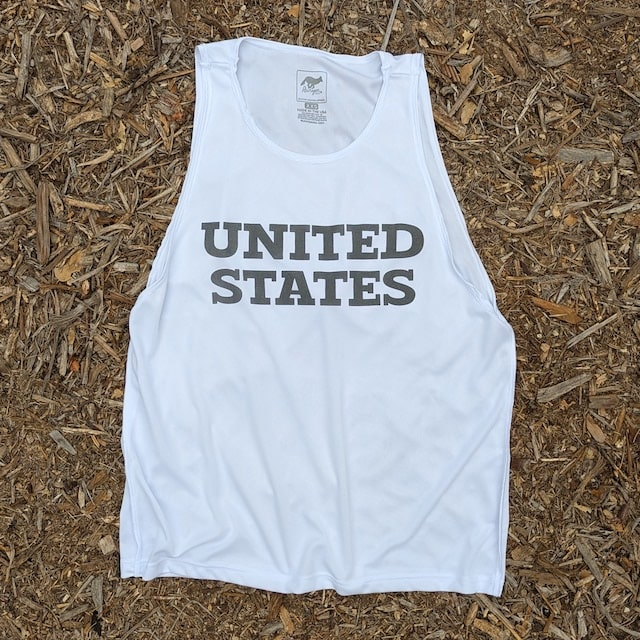 Runyon Women's United States White Hybrid Training Tank