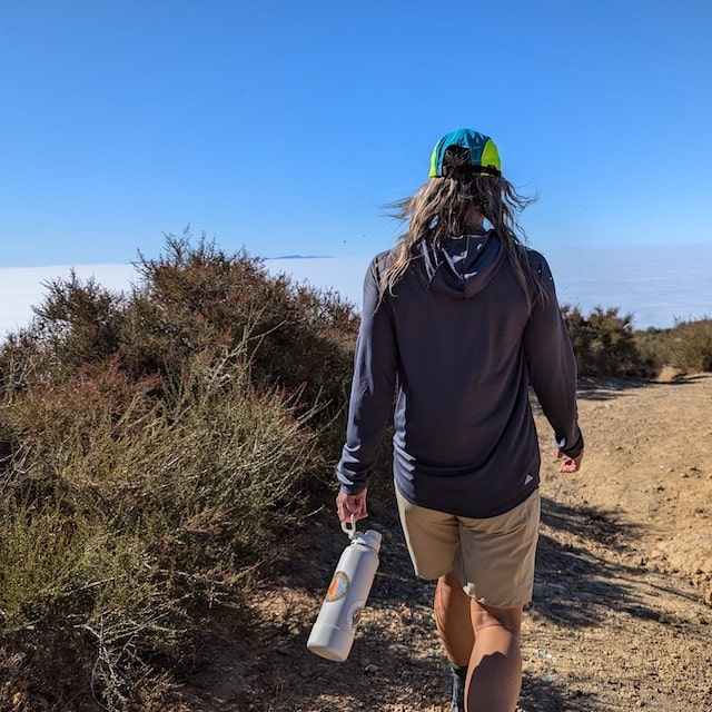 Runyon Unisex Charcoal Dark Grey Sun Hoodie Shirt Long Sleeve Thumbholes Sun Protection Quick Dry American Made In USA