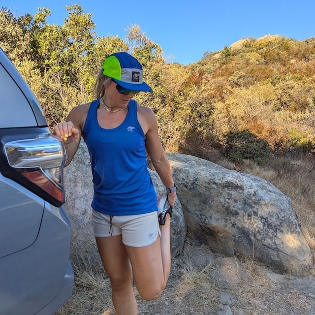 Runyon Women's Royal Blue Racerback Fitness Tank Top - Running, Workout, Gym Singlet - Made In The USA