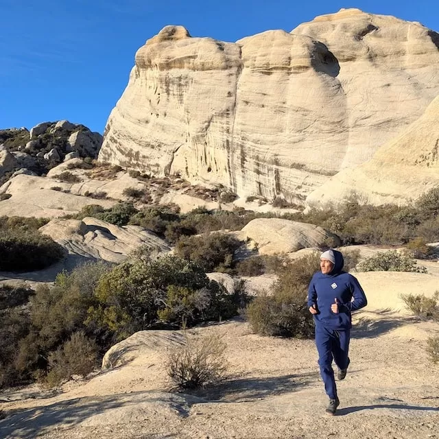 Runyon Vintage Navy Blue French Terry Cotton Sweatpant Joggers - American Made In USA - Runyon Canyon Apparel