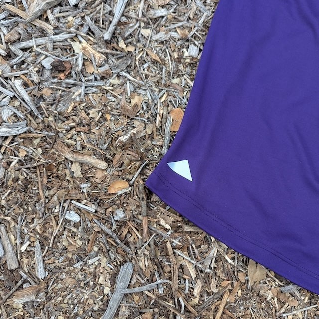Runyon Mens Purple American Made In USA Running Shirt Performance Moisture Wicking Workout Shirt