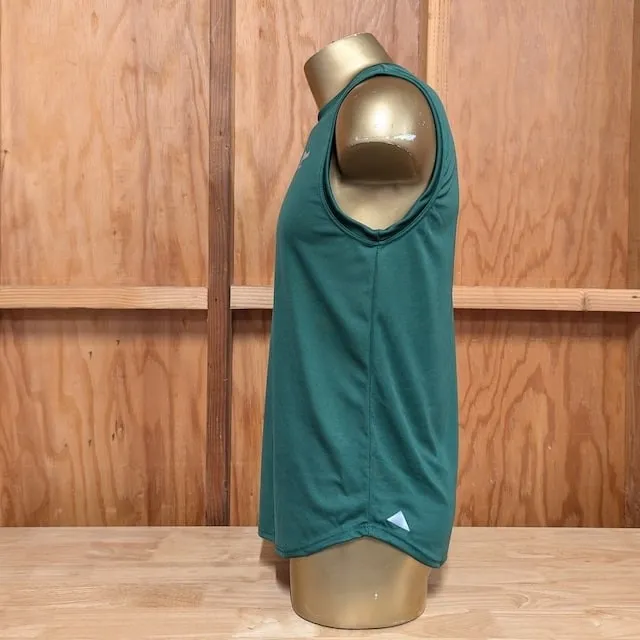 Runyon Men's Forest Green Muscle Tee Performance Workout Tank Top American Made In USA