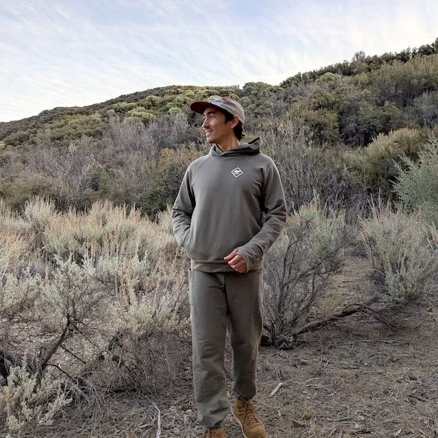 Runyon Vintage Olive Green French Terry Cotton Sweatpant Joggers - American Made In USA - Runyon Canyon Apparel Runyon Vintage Olive Green French Terry Cotton Sweatpant Joggers - American Made In USA - Runyon Canyon Apparel