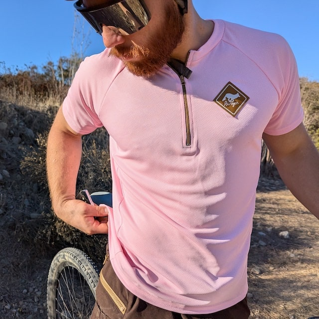 Runyon 9" TrailStash Gravel Cycling Short great for Trail Running, Hiking, Fitness Outdoors Brown