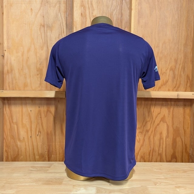 Men's Purple Running Shirt Moisture Wicking American Made In USA