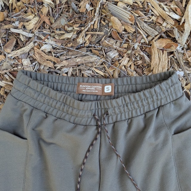 Runyon Vintage Olive Green French Terry Cotton Sweatpant Joggers - American Made In USA - Runyon Canyon Apparel