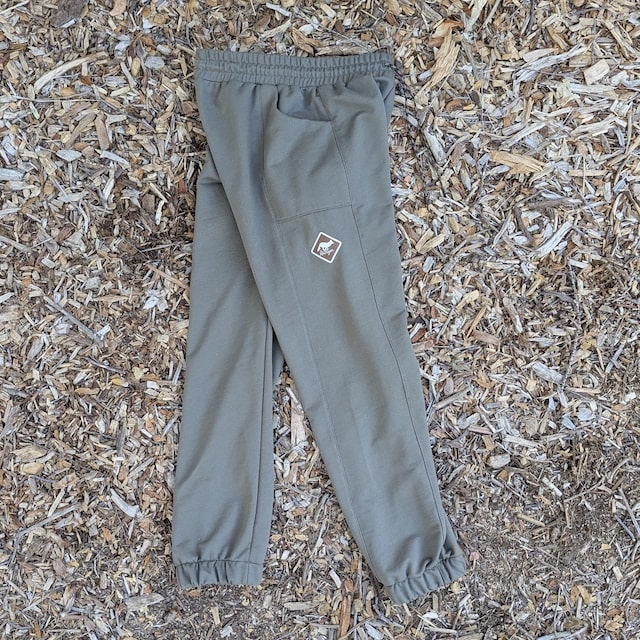 Runyon Vintage Olive Green French Terry Cotton Sweatpant Joggers - American Made In USA - Runyon Canyon Apparel