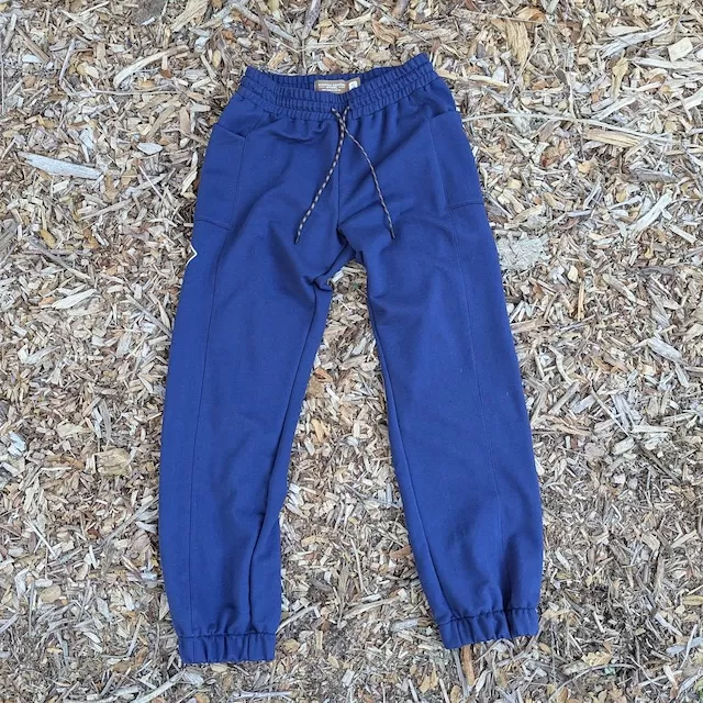 Runyon Vintage Navy Blue French Terry Cotton Sweatpant Joggers - American Made In USA - Runyon Canyon Apparel