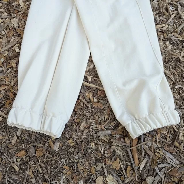 Runyon Vintage Winter White French Terry Cotton Sweatpant Joggers - American Made In USA - Runyon Canyon Apparel