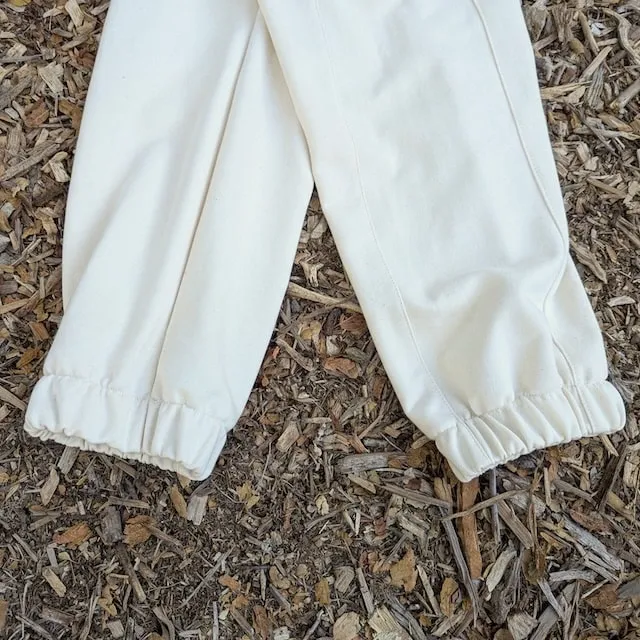 Runyon Vintage Winter White French Terry Cotton Sweatpant Joggers - American Made In USA - Runyon Canyon Apparel Runyon Vintage Winter White French Terry Cotton Sweatpant Joggers - American Made In USA - Runyon Canyon Apparel