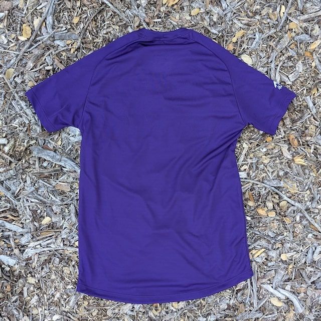 Women's Purple Blue Running Shirt Moisture Wicking American Made In USA