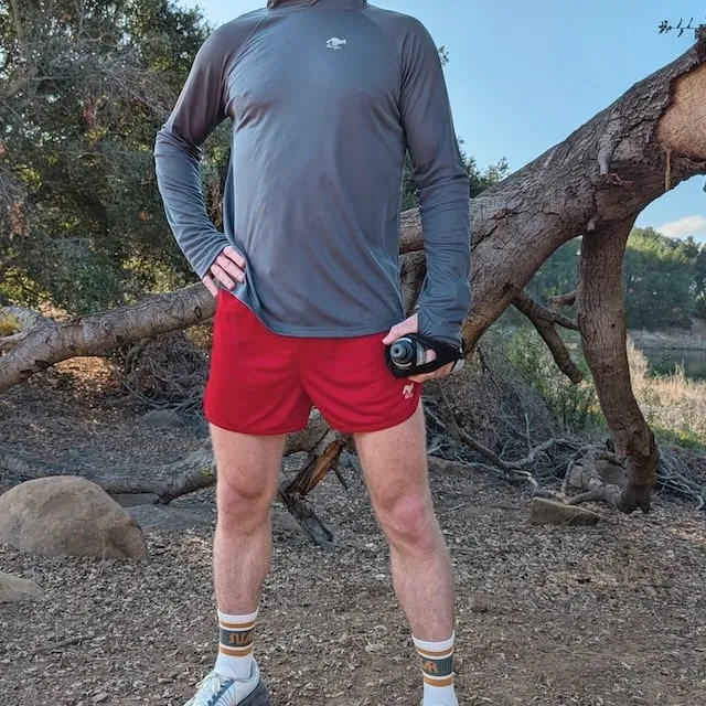 Runyon Men's Charcoal Dark Grey Sun Hoodie Shirt Long Sleeve Thumbholes Sun Protection Quick Dry American Made In USA Runyon Men's Charcoal Dark Grey Sun Hoodie Shirt Long Sleeve Thumbholes Sun Protection Quick Dry American Made In USA