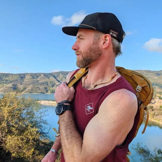 Runyon Black Pine Reflective Mesh Trail Cap for Running, Hiking, Working Out, Fitness, Outdoors. American Made In USA.