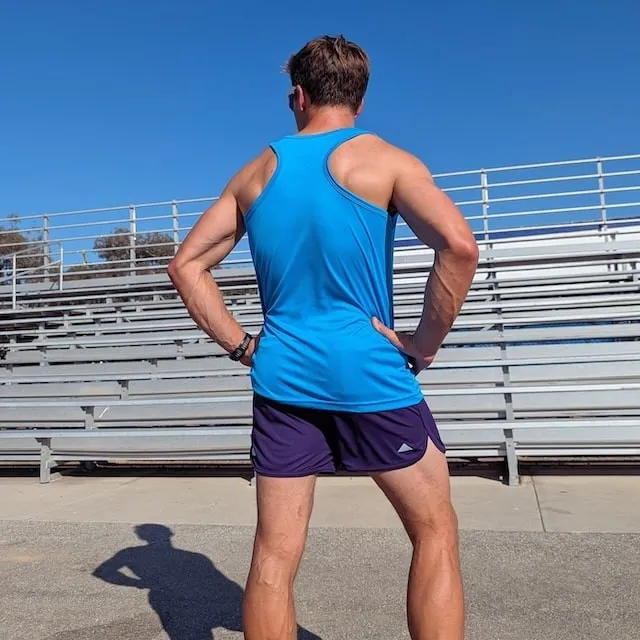 Runyon Purple Running Short - Retro Ranger 4" Inch Workout Short American Made In USA
