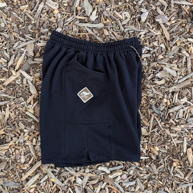 Runyon Black French Terry Cotton 7" Sweatshorts - Gym, Workout, Hiking, Casual, Fitness American Made In USA - Runyon Canyon Apparel