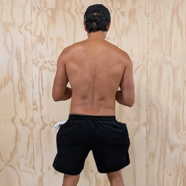 Runyon Black French Terry Cotton 7" Sweatshorts - Gym, Workout, Hiking, Casual, Fitness American Made In USA - Runyon Canyon Apparel