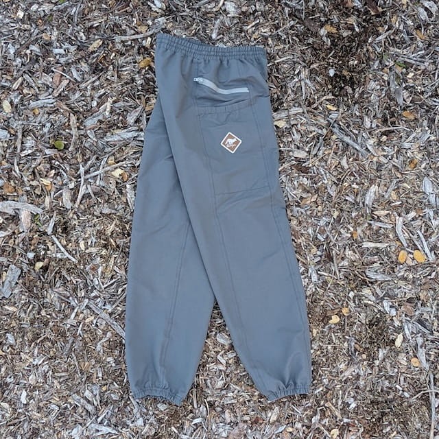 Runyon TrailStash Scrambler - Men's Dark Grey Charcoal Hiking Jogger Pants - Water Repellant - American Made In USA.