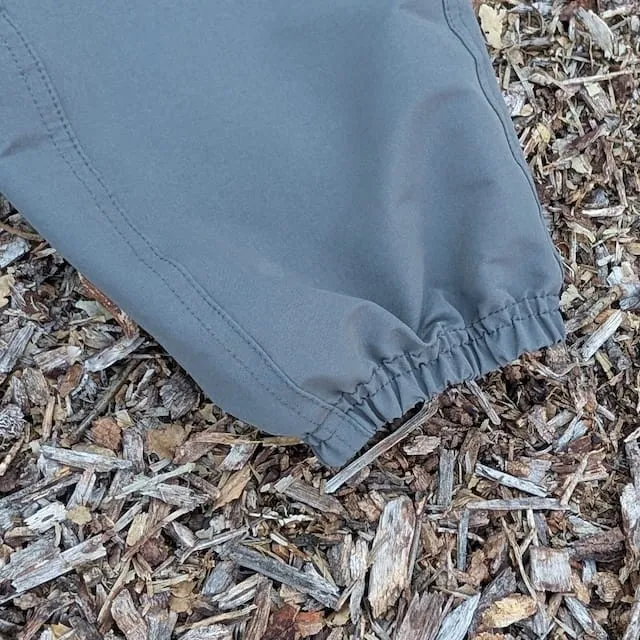 Runyon TrailStash Scrambler - Men's Dark Grey Charcoal Hiking Jogger Pants - Water Repellant - American Made In USA.