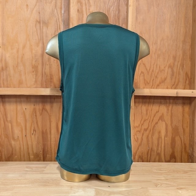Runyon Men's Forest Green Tech Trail Tank - Muscle Workout Tank Top, Made In USA | Runyon Canyon Apparel