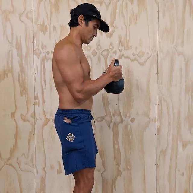 Runyon Navy Blue French Terry Cotton 7" Sweatshorts - Gym, Workout, Hiking, Casual, Fitness American Made In USA - Runyon Canyon Apparel