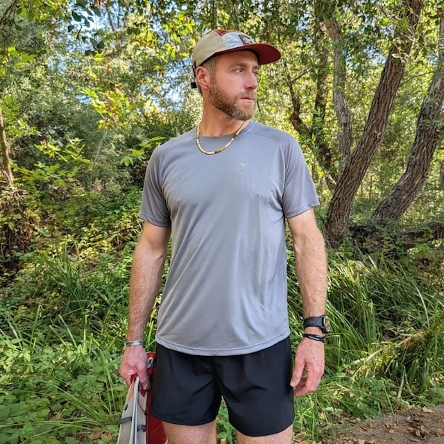 Runyon Scoutster Mens Black 5" Trail Running Hiking Outdoor Adventure Short American Made In USA