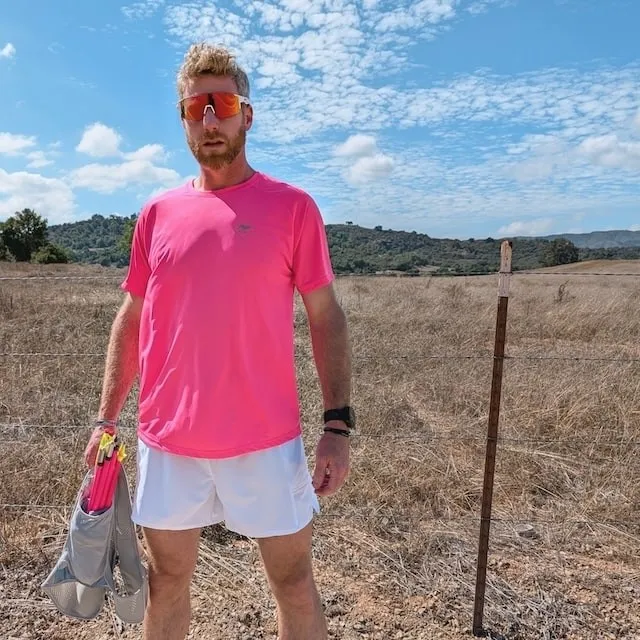 Runyon Canyon Apparel Mens Hot Pink Workout Shirt, Running Shirt | Made In USA Runyon Canyon Apparel Mens Hot Pink Workout Shirt, Running Shirt | Made In USA