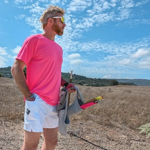 Runyon Canyon Apparel Mens Hot Pink Workout Shirt, Running Shirt | Made In USA Runyon Canyon Apparel Mens Hot Pink Workout Shirt, Running Shirt | Made In USA