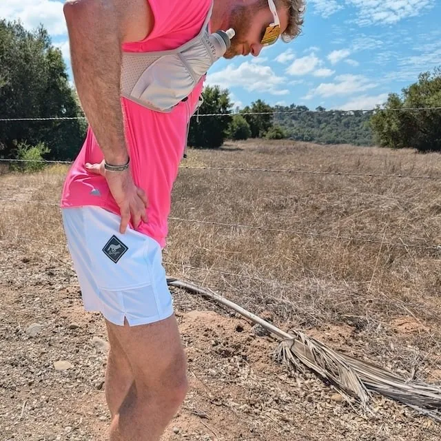 Runyon Scoutster Mens White 5" Trail Running Hiking Outdoor Adventure Short American Made In USA