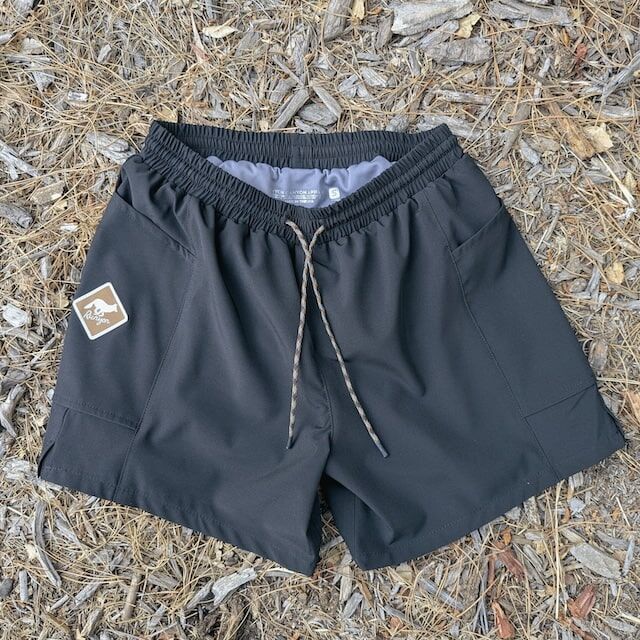 Runyon Scoutster Mens Black 5" Trail Running Hiking Outdoor Adventure Short American Made In USA
