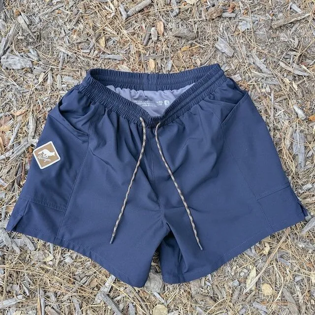 Runyon Scoutster Mens Navy Blue 5" Trail Running Hiking Outdoor Adventure Short American Made In USA