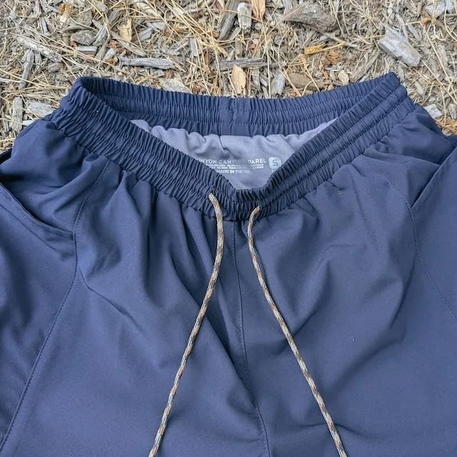 Runyon Scoutster Mens Navy Blue 5" Trail Running Hiking Outdoor Adventure Short American Made In USA
