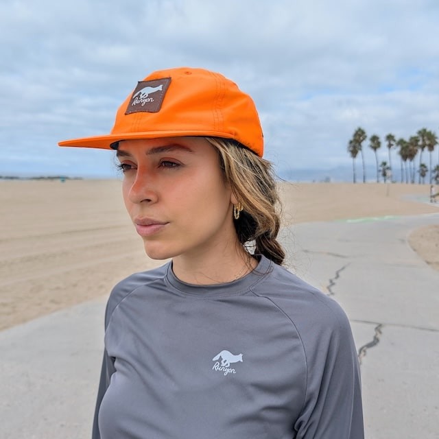 Runyon Women's Unisex Steel Grey Long Sleeve Running Shirt Made In USA - Moisture Wicking Gym, Workout, Fitness Shirt