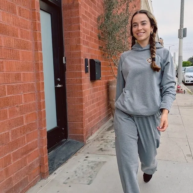 Runyon Heather Grey French Terry Tri Blend Sweatpant Joggers - American Made In USA - Runyon Canyon Apparel