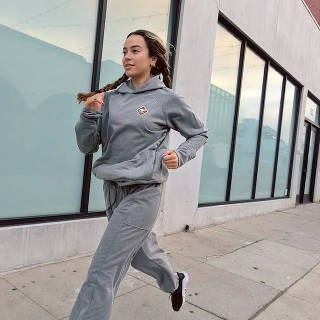 Runyon Heather Grey French Terry Tri Blend Sweatpant Joggers - American Made In USA - Runyon Canyon Apparel