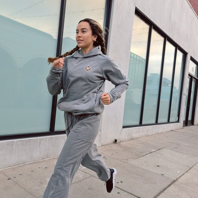 Runyon Heather Grey French Terry Tri Blend Sweatpant Joggers - American Made In USA - Runyon Canyon Apparel