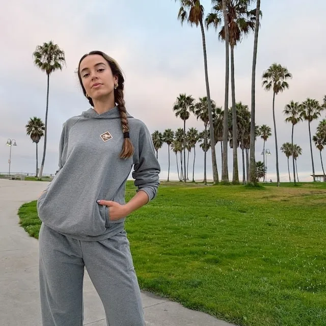 Runyon Heather Grey French Terry Tri Blend Sweatpant Joggers - American Made In USA - Runyon Canyon Apparel