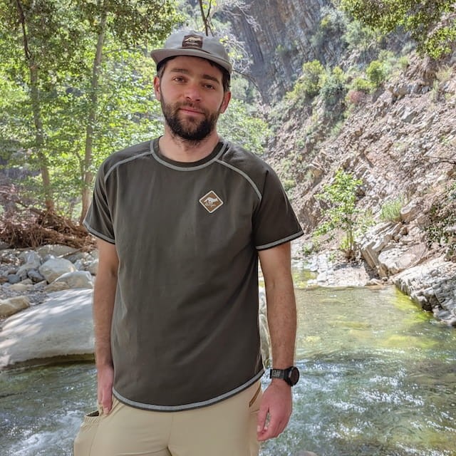 Runyon Made In USA Hiking Jogger Pants - TrailStash Scrambler Desert Sand - American Made In USA