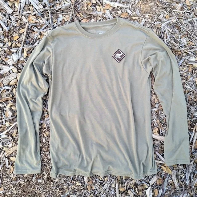 Runyon CozyTech Sierra Sage Long Sleeve Camp Shirt American Made In The USA